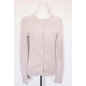 Eddie Bauer Beige Button Front Cardigan Sweater Women’s Small Classic